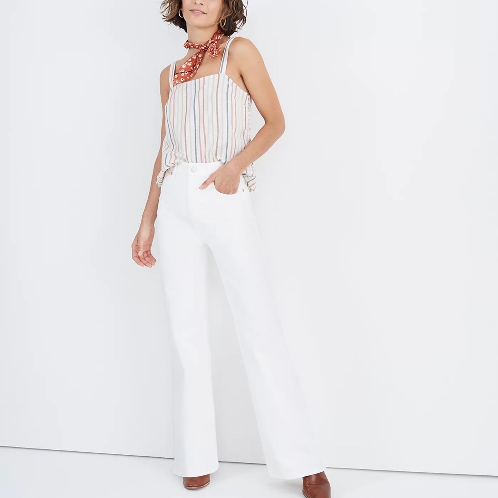 NWT Madewell white high rise jeans